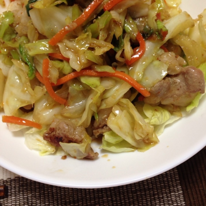 焼肉のタレで ホルモン野菜炒め レシピ 作り方 By Xmickyx 楽天レシピ